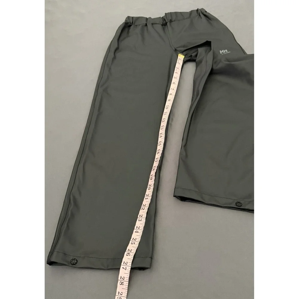 Helly Hansen Rain Pants Size 152/12 Black Voss Waterproof Junior Youth Outdoors
